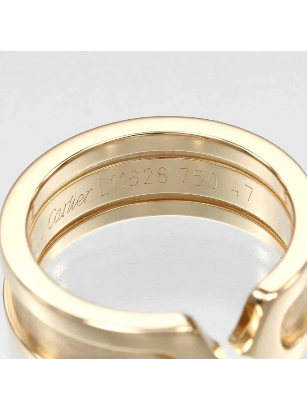 Cartier 2C 18k Yellow Gold Ring